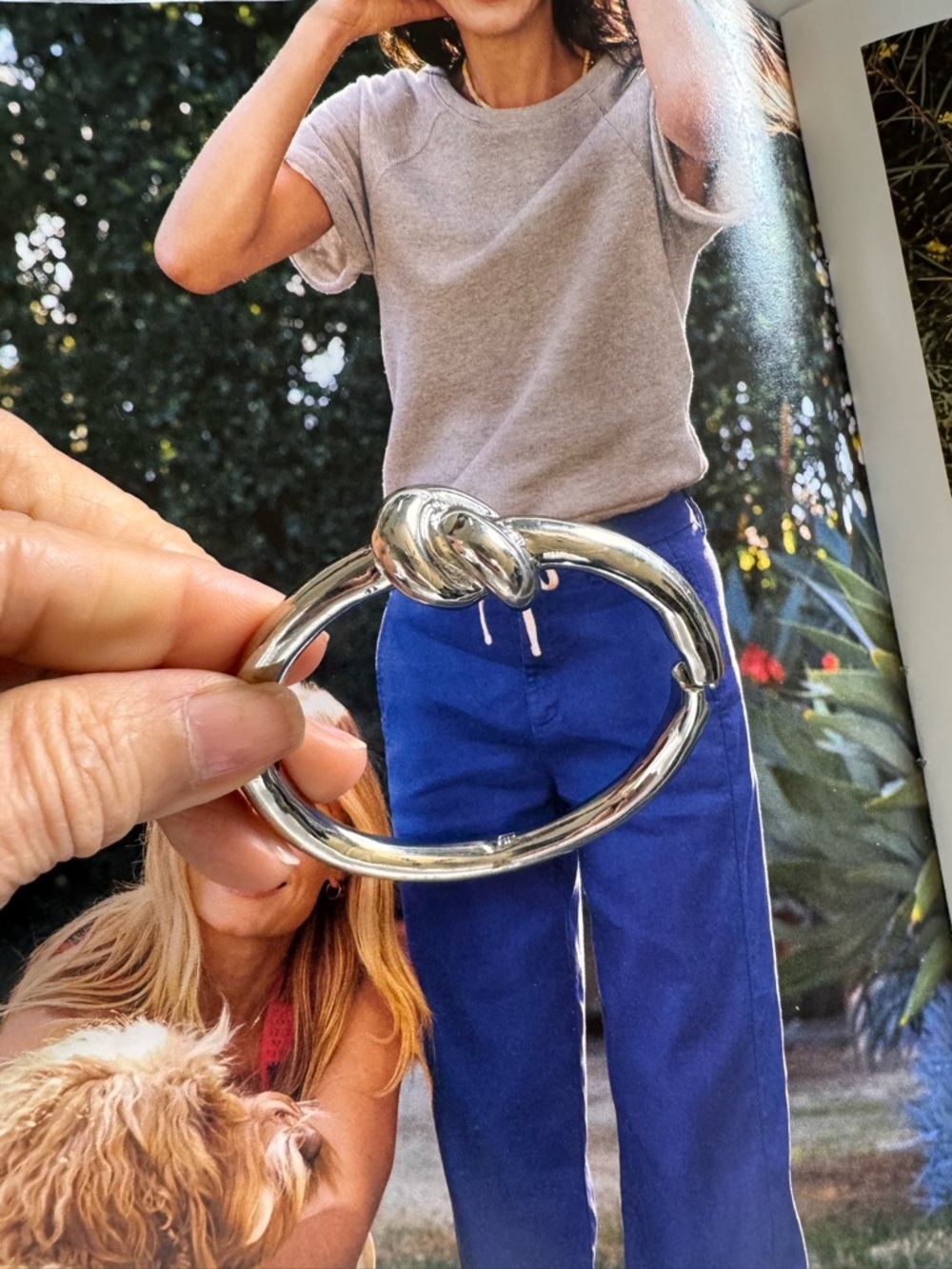 Banana Republic bold silver bangle - Picture 3 of 4